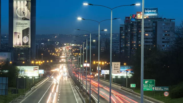 LED lighting solutions make roads perceptively brighter at night while delivering significant energy savings and a reduced carbon footprint